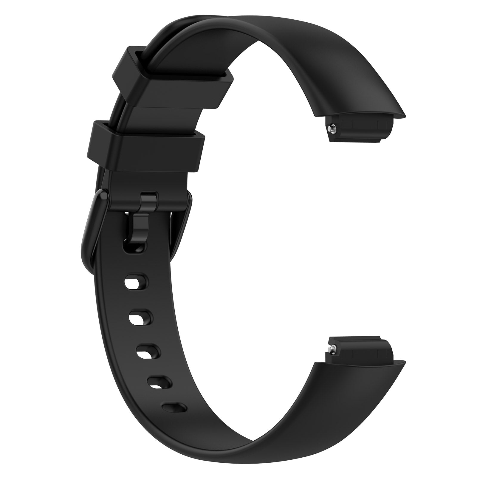 For Fitbit Inspire 3 Silicone Wristband Sports Watch Strap, Size: L - Black For Fitbit Inspire 3 Silicone Wristband Sports Watch Strap, Size: L - Black
